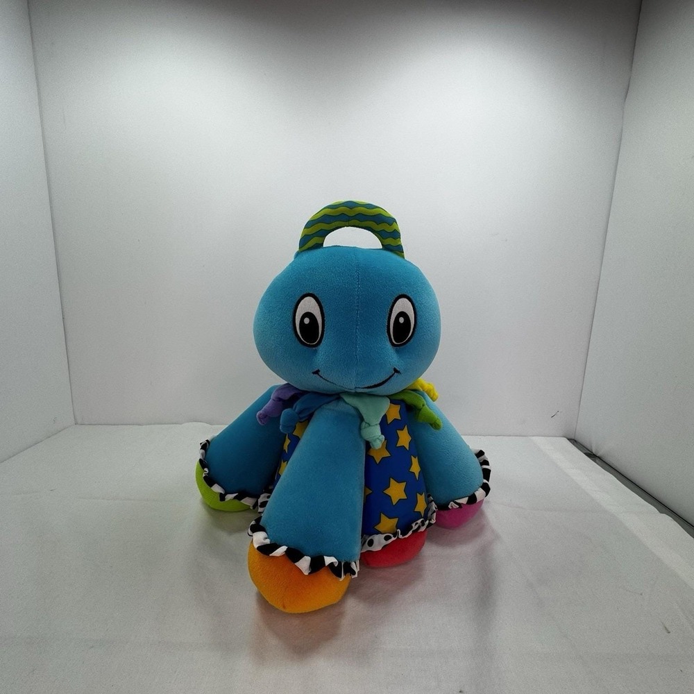 Vintage 2002 Lamaze Octotunes Musical Octopus Stuffed Animal Baby Einstein Plush